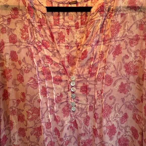 Free People Pink Floral Maxi Dress - Picture 2 of 5